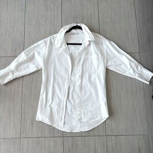 Anine Bing Poplin Button Down Mika Shirt